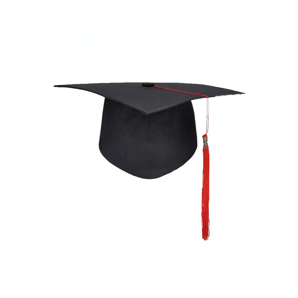 School Afstuderen Partij Kwasten Cap Baret University Bachelors Master Arts Academische Hoed Zwarte Mortel Board