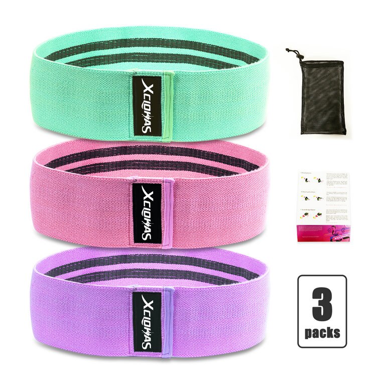 Bandas de goma para Fitness de 3 niveles, bandas de resistencia expansor, bandas de goma para banda elástica para ejercicio físico, Mini banda de entrenamiento: New Brand 1 Set