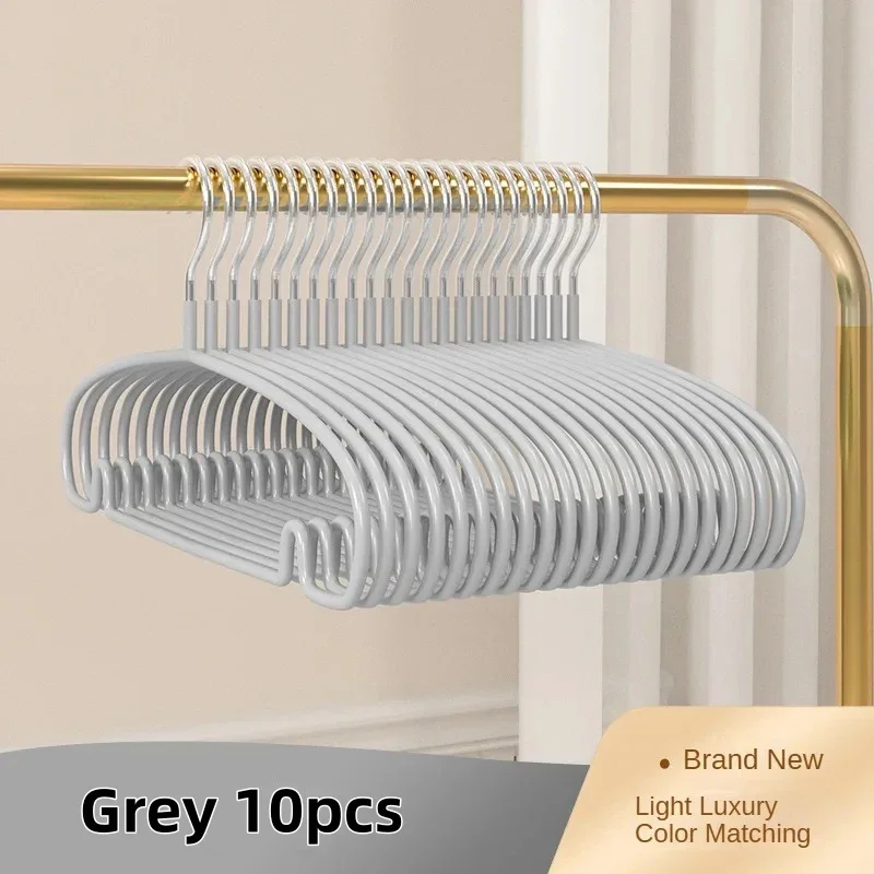 Cintres Ronds Antidérapants pour Vêtements, Gain de Place, pour Manteau, Pull, Vestes et viser: WHITE