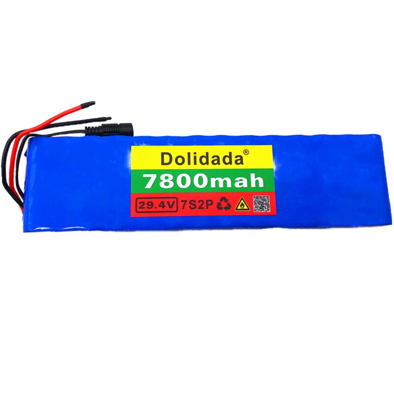 Alkuperäinen 24v 7.8ah 7 s 2p 18650 akku litiumioniakku 7800 mah 29.4v sähköpolkupyörä mopo /sähkö ei sisällä laturia