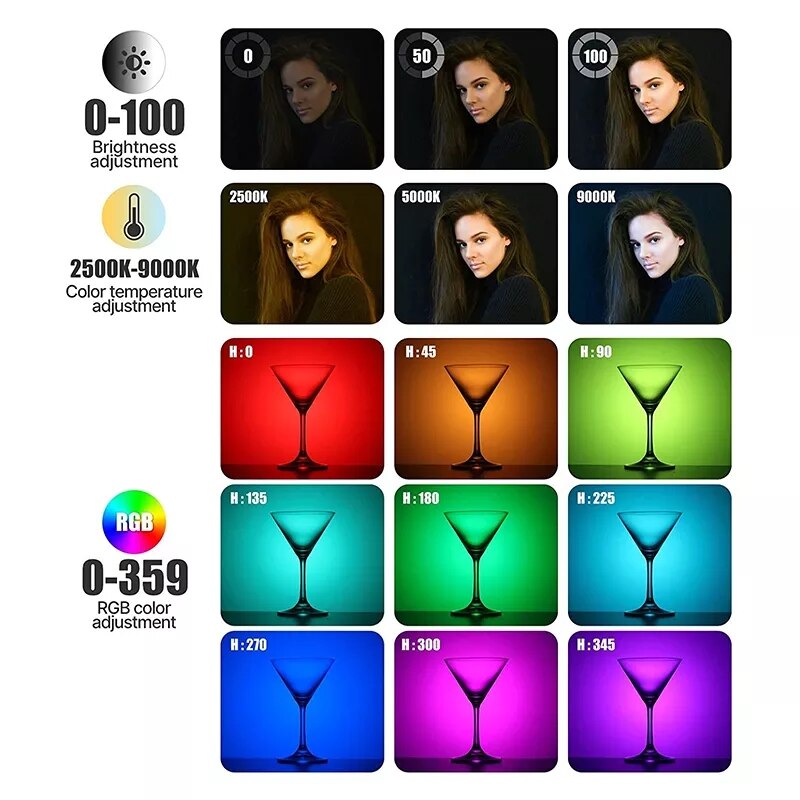 Ulanzi-Mini luz Led de bolsillo VIJIM VL120, luz de relleno Led RGB portátil, pequeña lámpara de fotografía a todo Color, luces de mano