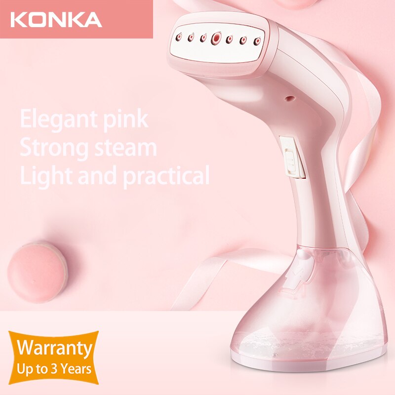 KONKA vêtement vapeur ménage repassage machine voyage mini compact portable repassage machine 1500W rose
