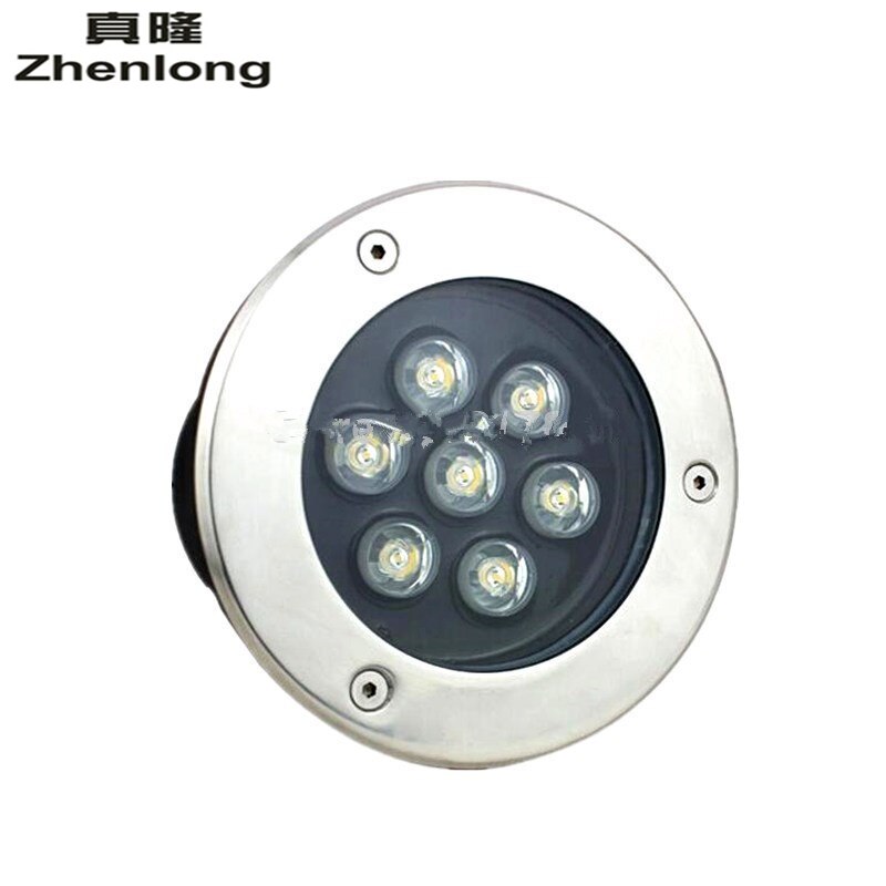 Underground Light 7W LED Buried Recessed Floor Lamps Floor Uplighter Garden Landscape Stair Lighting AC85-265V DC12V