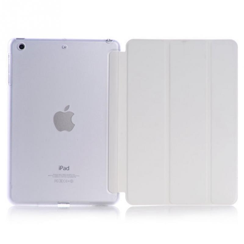 Ultra Slim for iPad mini 1 mini 2 mini 3 Case Magnetic Smart Stand A1432 A1454 Cover for iPad mini 1 2 3 Magnetic Case 7.9'': White
