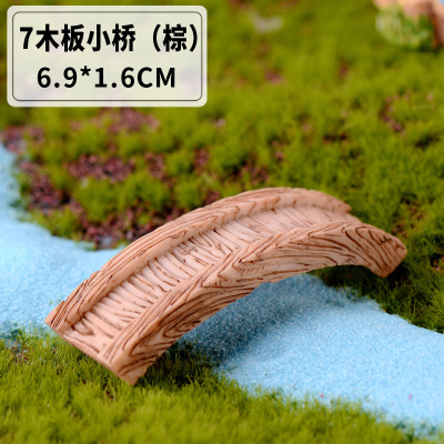 Miniatur-Fee Mit Brücke – Winzige Garten-Deko Aus Resin – Für Terrarium & Diorama