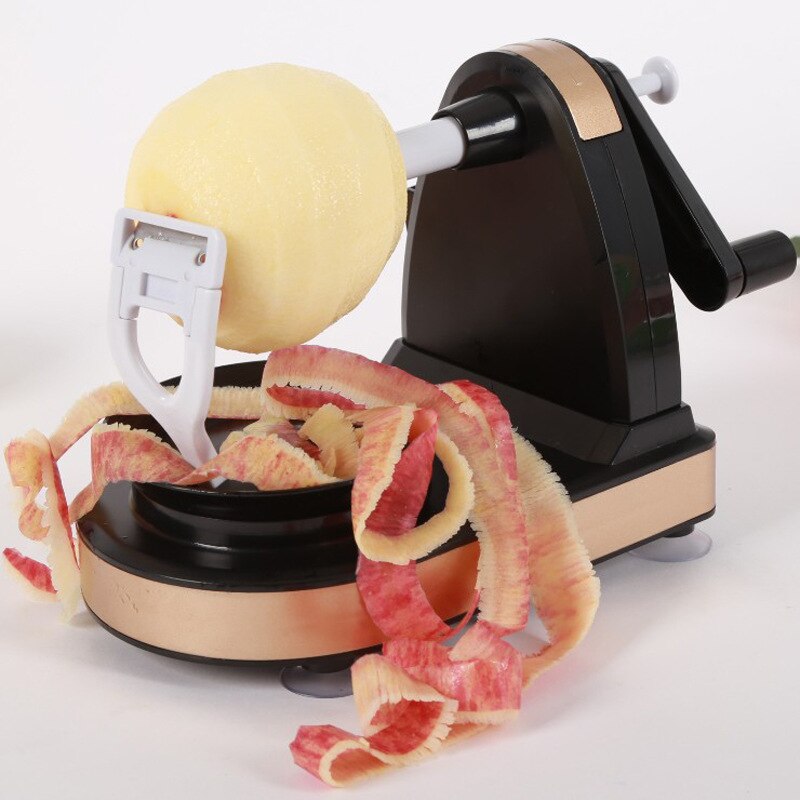 Máquina peladora de manzanas para el hogar, cortador de frutas, frutas y verduras, accesorios de cocina: A