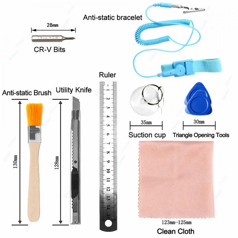 Repair Tool Kit with Bag for Cell Phone Smartphones Watch PC Laptop