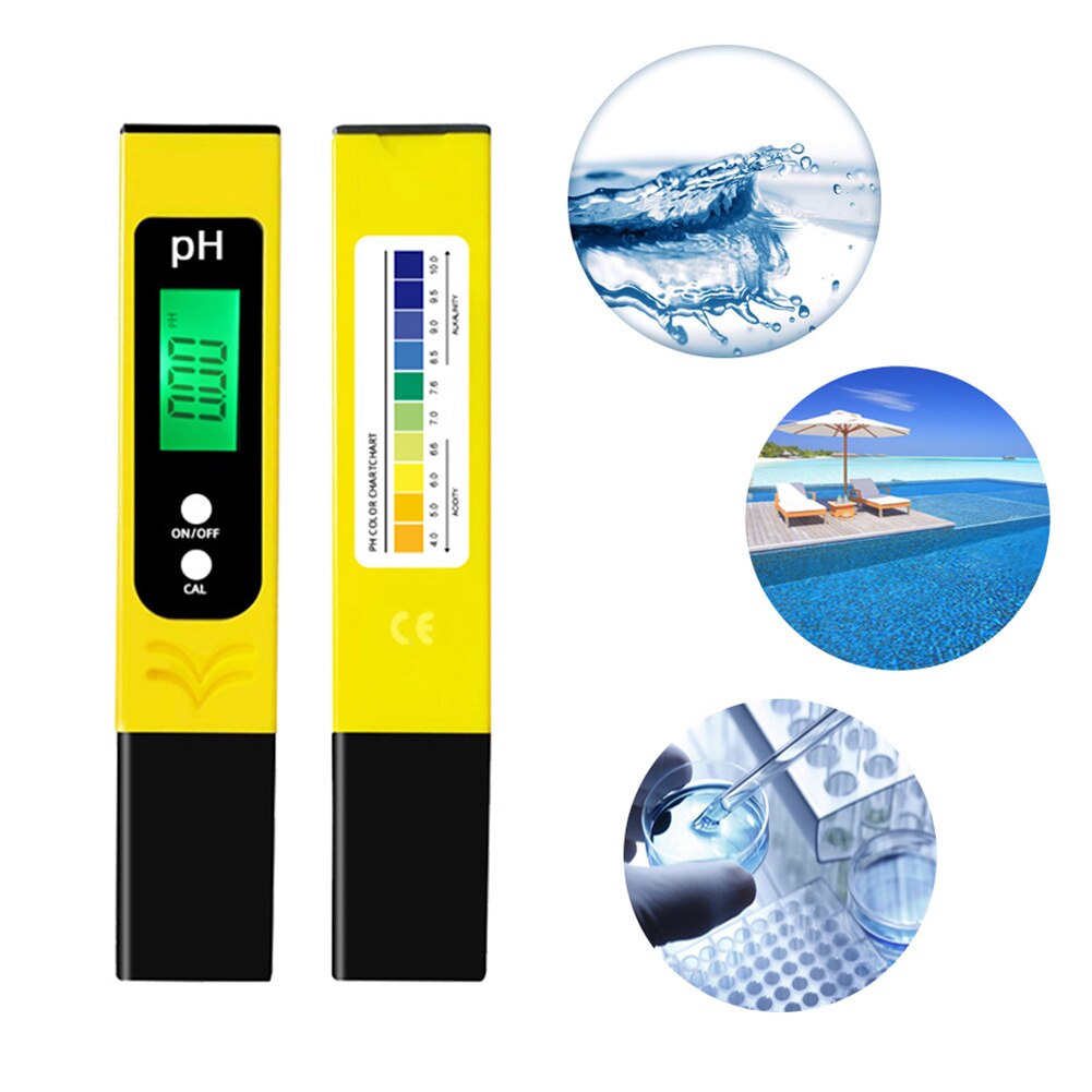 PH Monitor Acidity Measurement Water Tester for Aquarium Pool Drinking Water PH Measurement Instrument