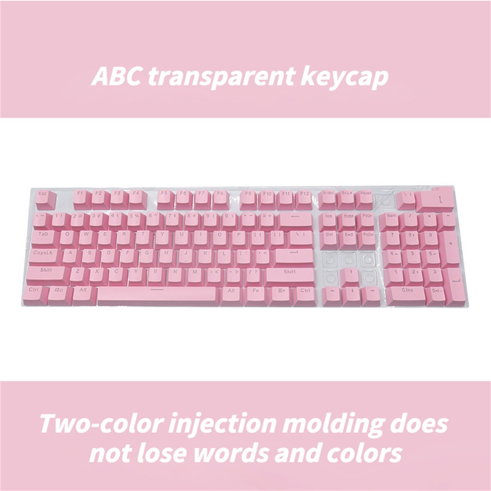 104keys Abs Keycap Set Backlit Type Keycaps For Mechanical Keyboard Teclado Mecanico De Tecla Cerrada Exquisitely Plate