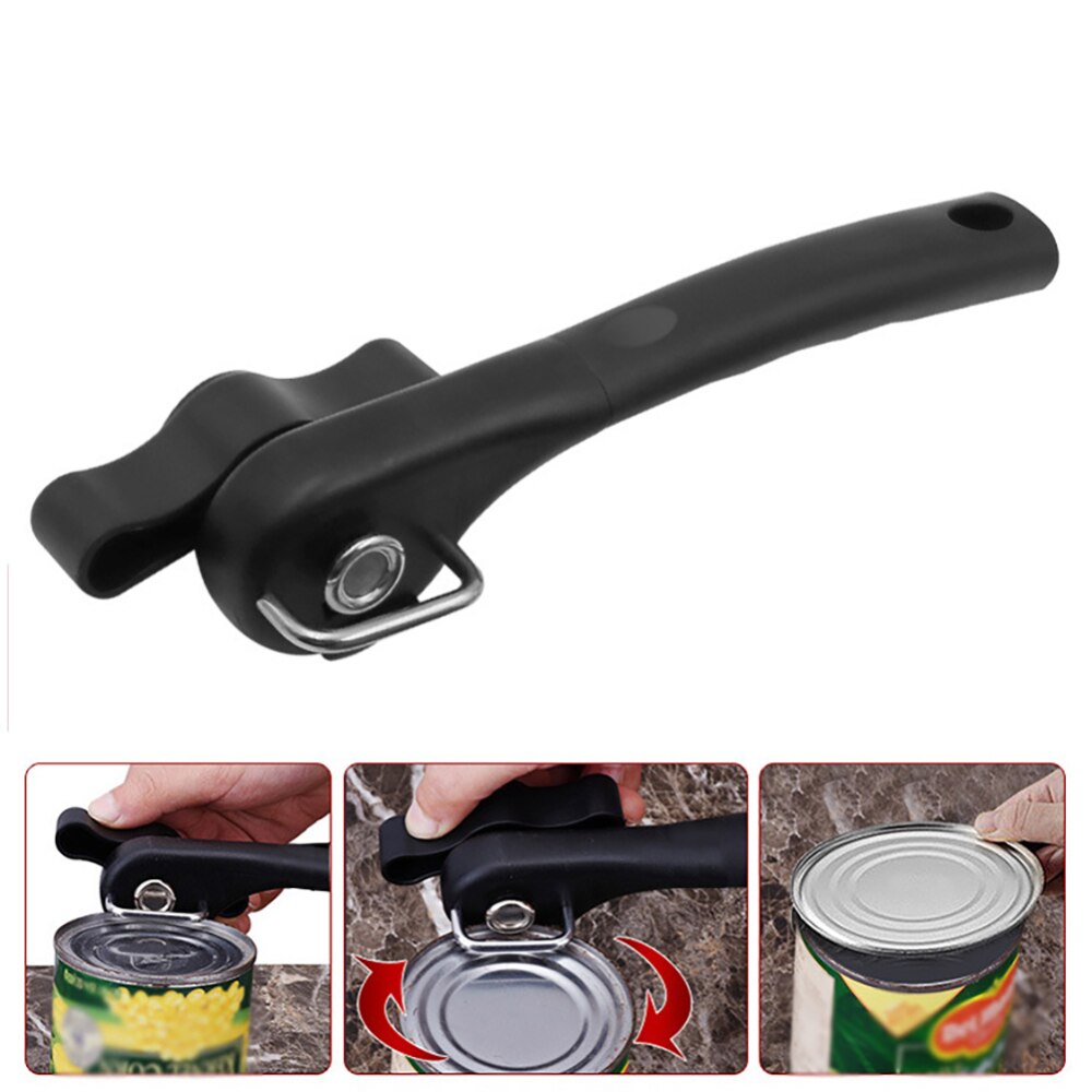 Multifunction Safety Side Cut Manual Bottles Can Tin Opener Kitchen Tools Bar Gadgets High Carbon Steel Cans Bottle Opener