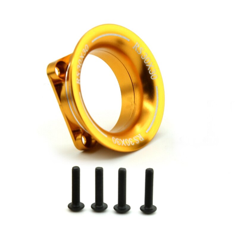 30X30 chłodzenie pokrywa wentylatora chłodzenie powietrzem kanał dla 540 550 3650 silnik/ESC chłodnica samochodowa 1/10 1/8 Sakura D3 D4 HSP HPI RC samochód: żółty