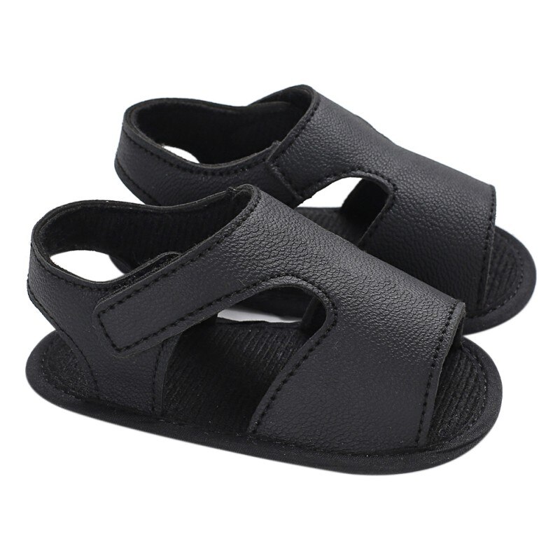 Ins Baby Jongens Zomer Schoenen Pu Zachte Bodem Sandalen Peuter Pasgeboren Casual Baby Effen Kleur Mode Schoenen: B / M