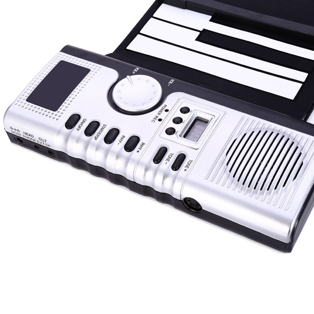 Elektronisch Keyboard Speelgoed 61 Toetsen Voor Beginners Flexibele Roll Up Elektronische Soft Keyboard Piano Draagbare 61 Toetsen Piano
