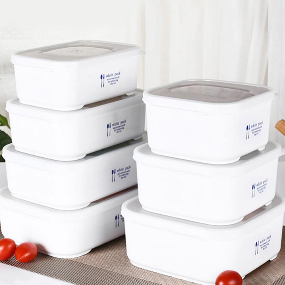 40% Sales! Rechthoek/Vierkant Bento Lunchbox Lekvrij Voedsel Behoud Container Scherper