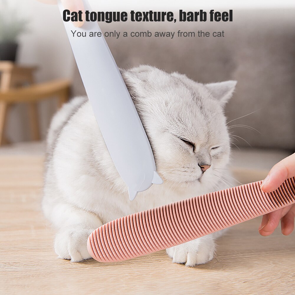 Lengua de gato mascota simulación de masaje peine gato herramientas de cuidado diario del cabello peine de lengua mascota portátil diario cuidado del cabello accesorios para mascotas