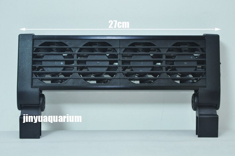 Cooling fan aquarium water plant fish reef coral tank temperature reduce 2 4 6 fan head 110v 240v: 4 head
