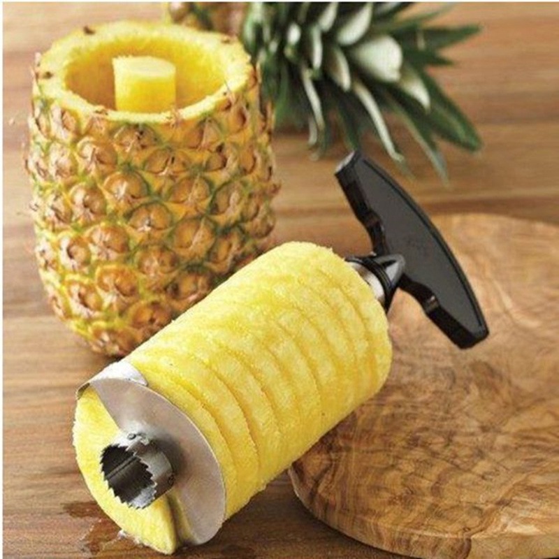 Ananas Slicer Dunschiller Cutter Slagmes Roestvrij staal Keuken Fruit Gereedschap Kookgerei keukenaccessoires keukengadgets