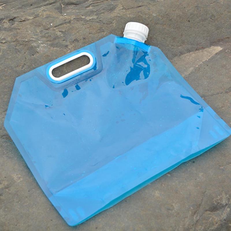 Folding Water Container Pvc Opvouwbare Water Opslag Container Water Zakken Voor Sport Camping Wandelen Picknick Bbq Waterbestendig