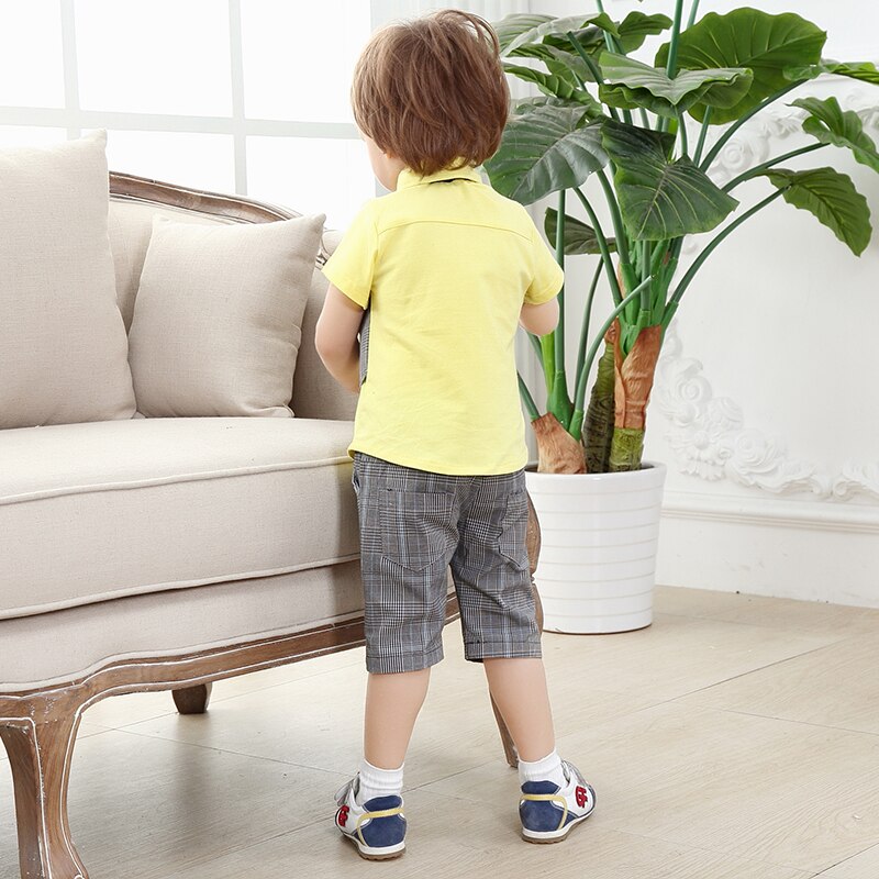 1st fødselsdags dreng dåbsdragt jakkesæt baby drenge herre jakkesæt børn kortærmet vest tøj sæt jakkesæt fremstillet i to dele