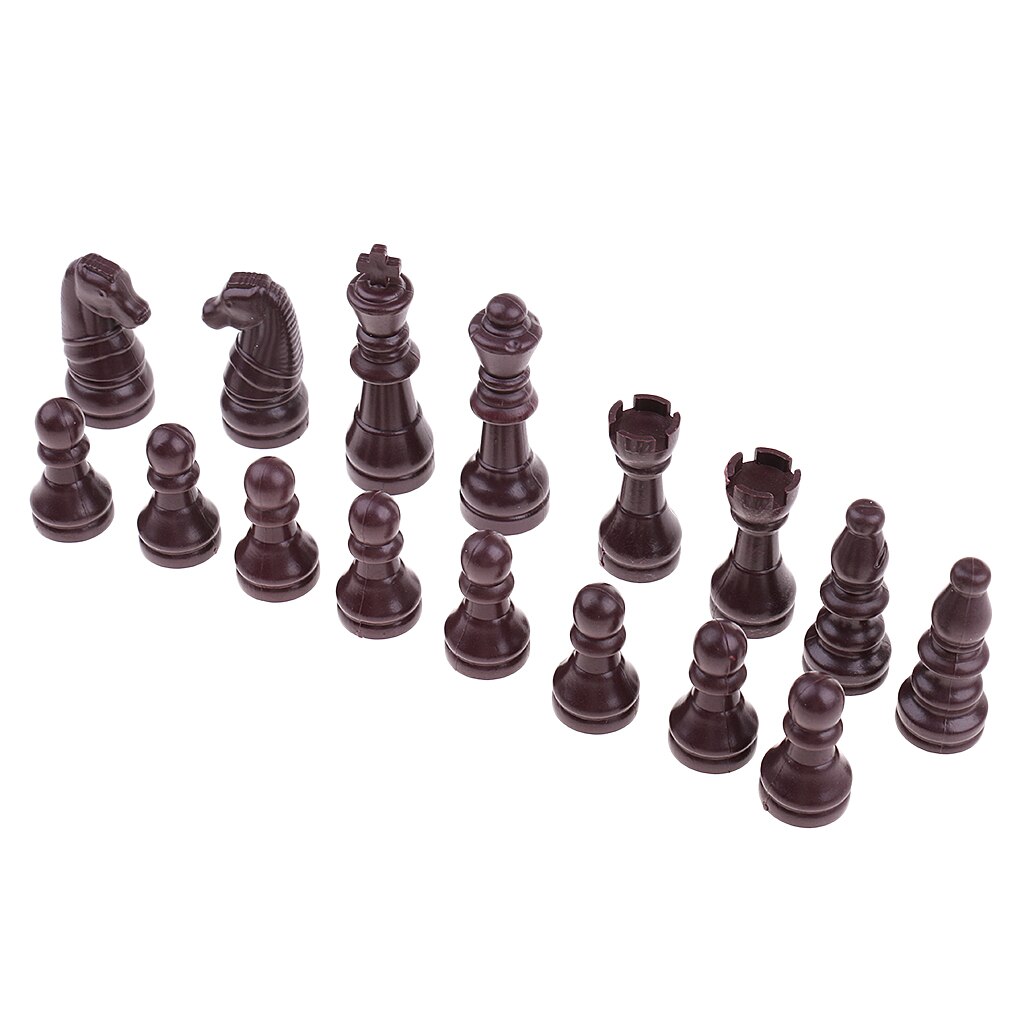 32pcs Replacement Plastic Chess Pieces/Chessmen Complete Set