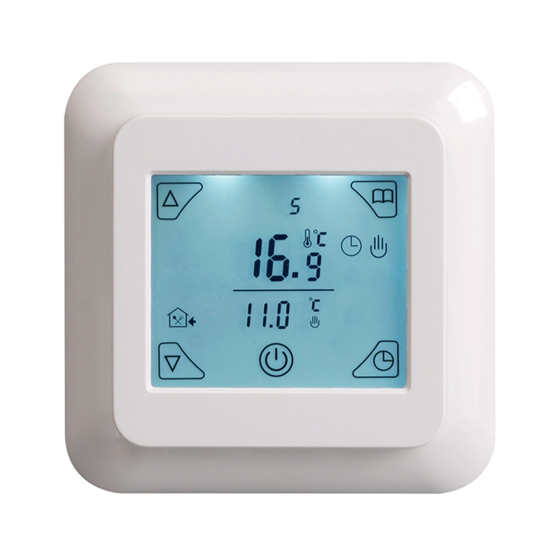 CNIM White Touch Screen Thermostat Electric Thermostat Room Thermostat Underfloor Heating Programmable Thermostat