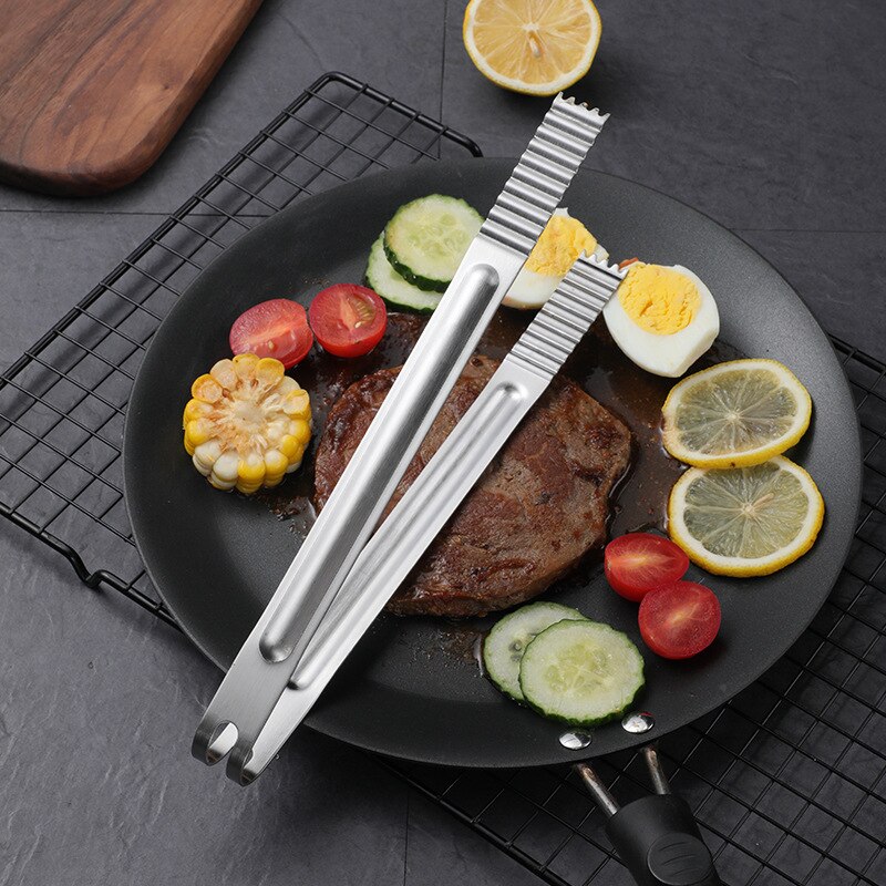 7-Size Roestvrij Staal Suiker Tang Bar Ice-Cube Clip Pincet Koffie Thee Voedsel Serveren Gereedschappen Brood Desserts klem Keuken Gadgets