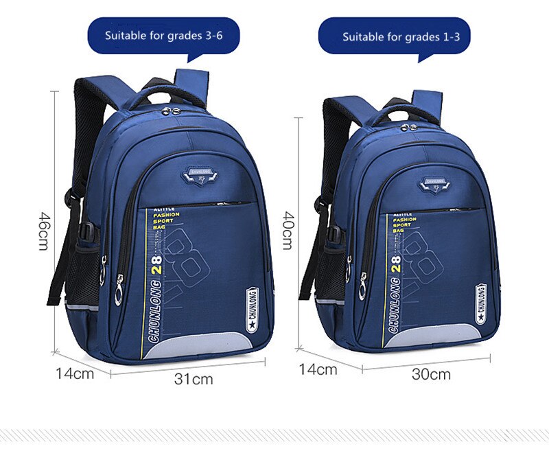 Mais novo crianças sacos de escola para meninas meninos escola mochila preto mochilas escola primária crianças grande mochila escolar