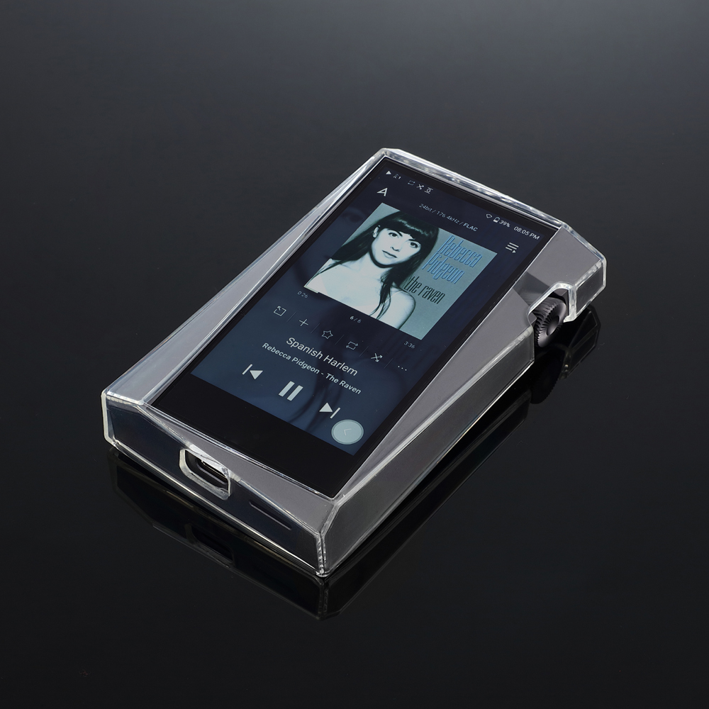 Soft Tpu Beschermende Huid Case Cover Voor Iriver Astell &amp; Kern Een &amp; Norma SR25 Mkii Met Voor-en Achterkant screen Protector Gehard Glas