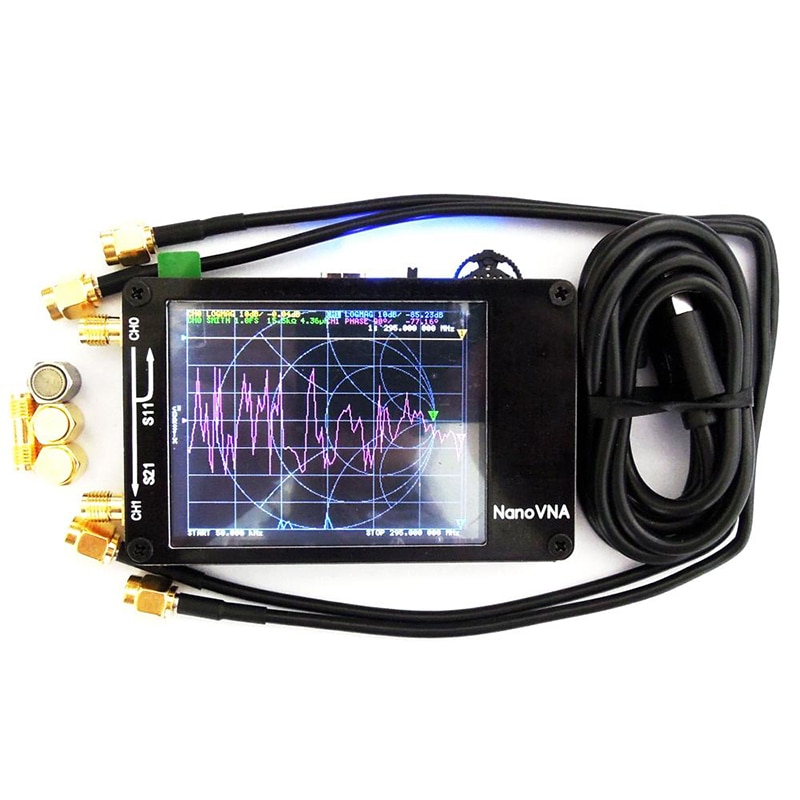 Nanovna 50KHz-900MHz Vector Network Analyzer Handheld Digital Touching Screen Shortwave MF HF VHF UHF Antenna Analyzer