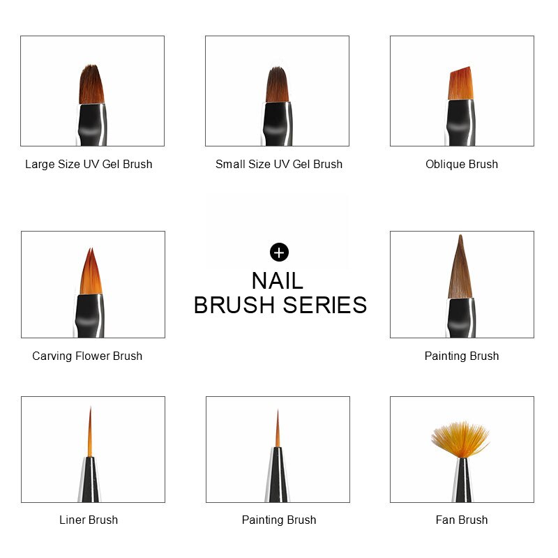 Pincel para delinear uñas, Pinceles para pintar uñas, con diamantes de imitación, nailon, mango acrílico, herramienta de diseños DIY, 1 unidad