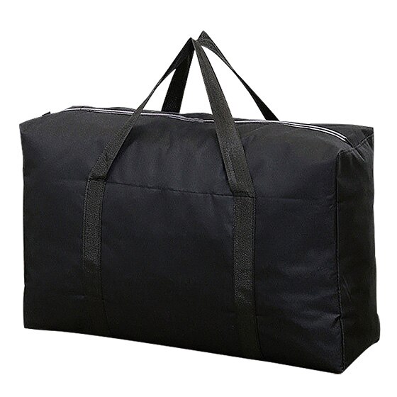 Oxford-cubos de embalaje de viaje, bolsa grande plegable impermeable, gran capacidad, bolso de viaje portátil, T730: black