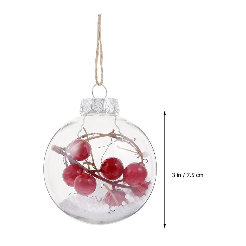 6 stuks kerstbal hangende ornamenten kerstballen hangende hangers kerstboom hangende ornamenten voor thuis binnen