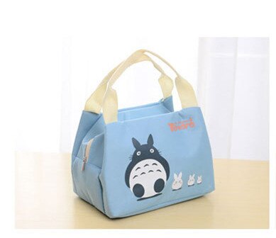 Lunch bags animal cartoon For Girls Women Insulated Canvas Snack Thermal Storage Picnic Cooler Box Tote Kids Food Carry Bags: totoro