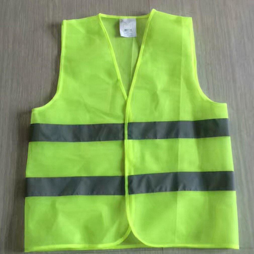Colete amarelo laranja azul verde cor reflexiva fluorescente segurança ao ar livre vestuário correndo ventilar seguro alta visibilidade