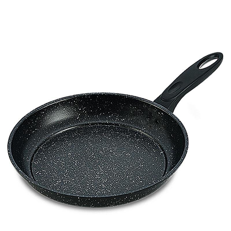 Poêle en pierre Maifan poêle antiadhésive poêle domestique sans fumée grasse poêle à crêpes cuisinière à Induction cuisinière à gaz universelle: 26 cm without cover