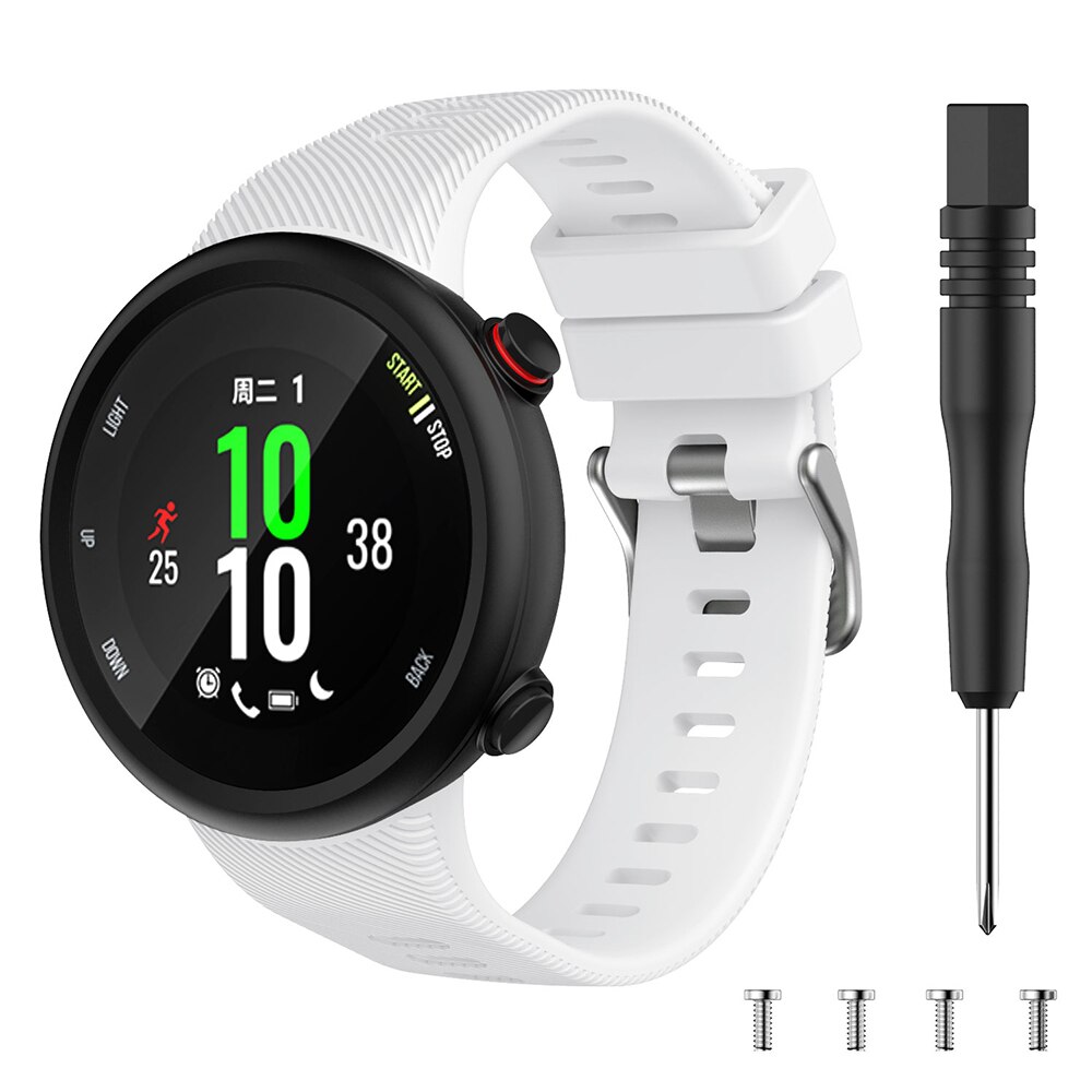 Silicone Watchband For Garmin Swim 2 Smart Watch Band Replacement Wrist Band Strap for Garmin Swim 2
