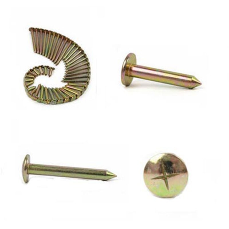 10pcs/set 3/5/7/8/10cm Surveying Steel Nails Survey Marker Cross Measuring Nails Boundary Mark Survey Stakes G8TB