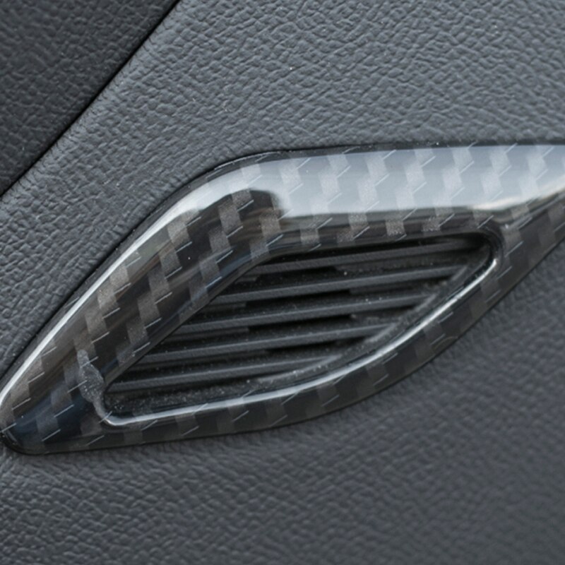 ABS Stereo hoparlör ses hoparlör ses kalıp kapak kiti Trim karbon Fiber bakır için Chevrolet Camaro 16-20