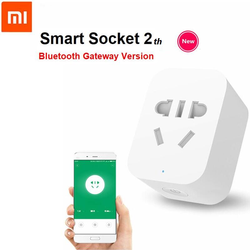 Xiaomi Mi Smart Wifi Socket 2 Plug Bluetooth Gateway Versie Afstandsbediening Adapter Werk Xiaomi Smart Home Mijia Mi Thuis app