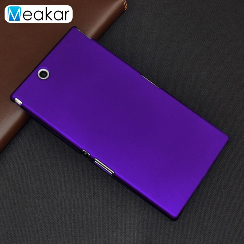 Coque Cover 6.44For Sony Xperia Z Ultra Case Voor Sony Xperia Z Ultra C6833 Xl39H C6802 C6806 Telefoon Terug Coque cover Case: purple