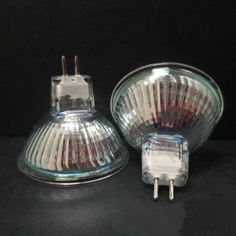 Lampadine alogene GU5.3 MR16 20/35/50W 12V lampadina dimmerabile Super luminosa riflettore lampada a forma di tazza lampada Spot in vetro trasparente