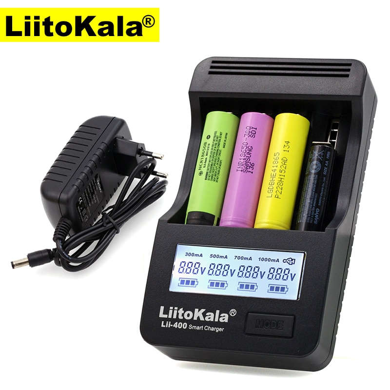 Liitokala Lii500 LCD Batterij Oplader, Opladen 18650 18350 18500 16340 10440 14500 26650 1.2V AA AAA NiMH Batterij