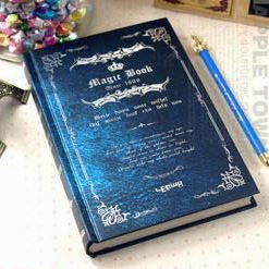 Vintage Deluxe Magic Notebook Reliëf Hardcover A5 Regeerde Papier 128 Vellen multi-use Prive Collectie: C