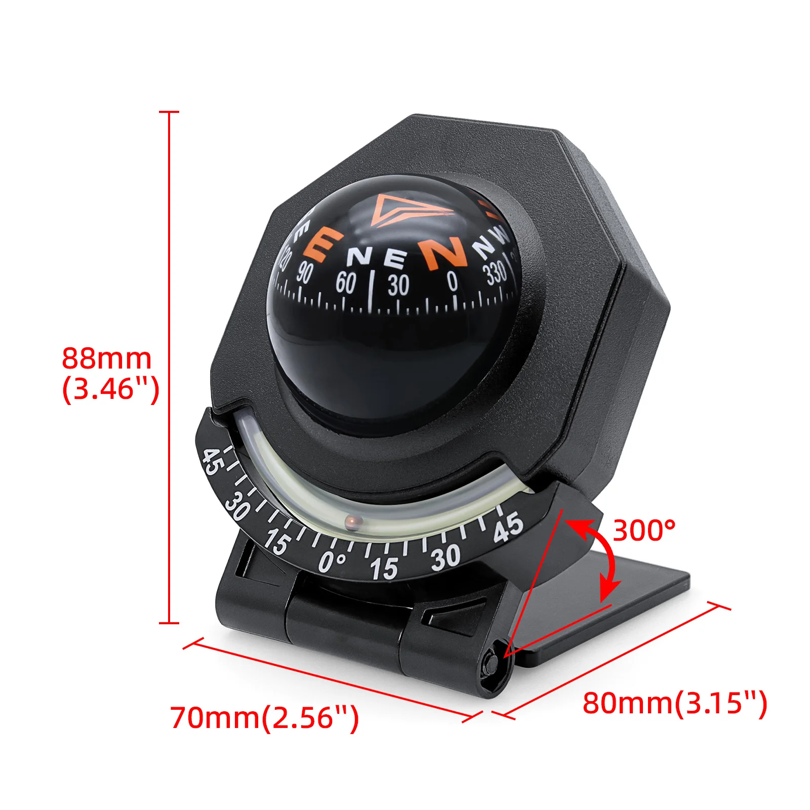 Digital Rally Compass Digital Compass for all Car Boat Universal 2 IN 1 ... – Grandado