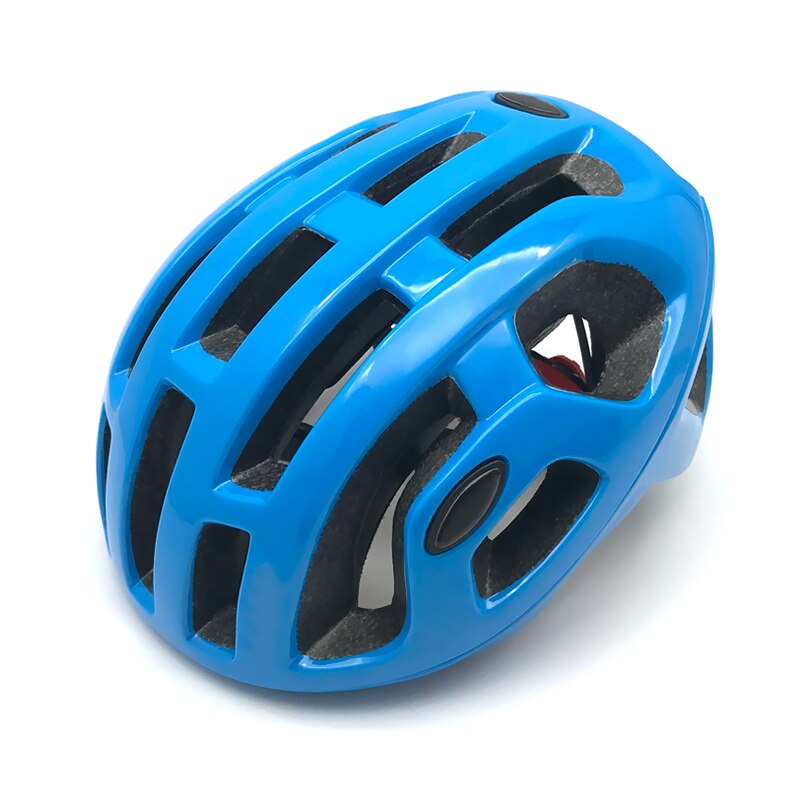 Casco de Ciclismo de triatlón para hombre y mujer, Casco de Bicicleta de carretera aerodinámico para bicicleta de montaña ultraligera,: blue