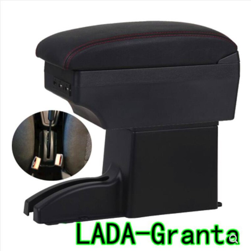 Lada granta keskikyynärnojan laatikkoon lada auton sisätilojen muutostarvikkeet ladattava usb kaksikerroksinen
