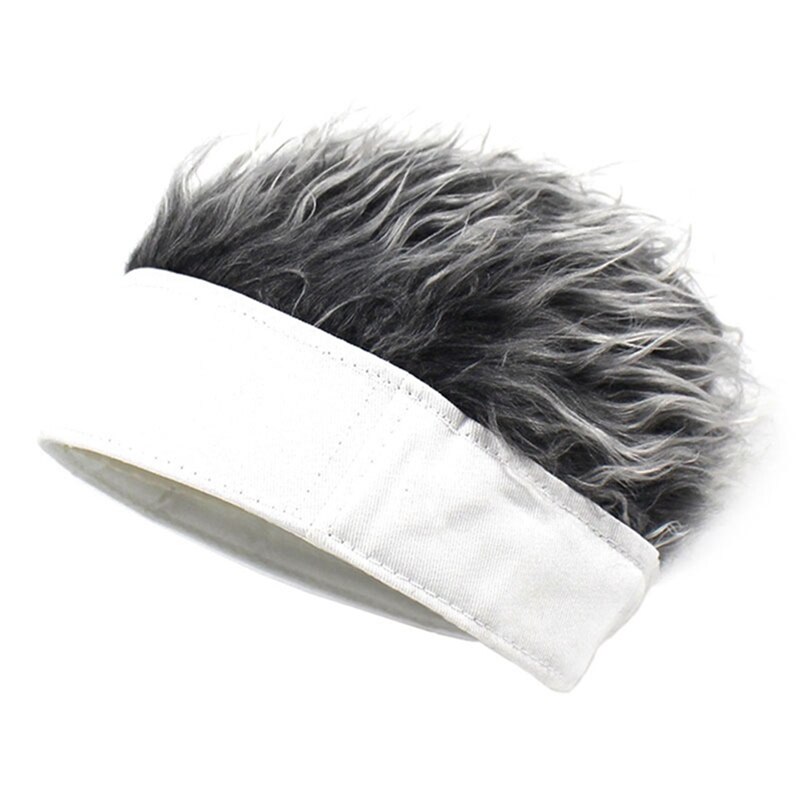 Gorra de béisbol con pelos con púas, peluca, sombrero de béisbol con pelucas con púas, sombrilla concisa informal para hombres y mujeres, visera ajustable, 2022