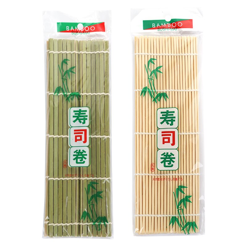DIY Bamboo Sushi Mat Gadgets Sushi Rolling Roller Non-stick Sushi Curtain Hand Maker Sushi Tools Cooking Kitchen Accessories