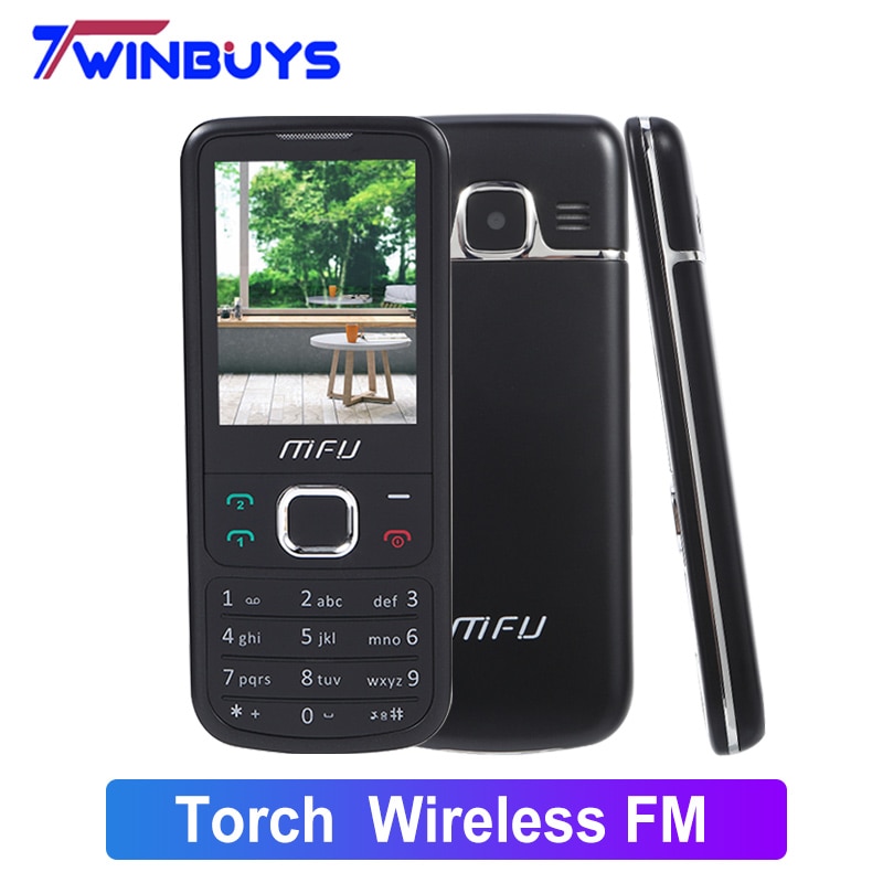 Mfu M670 Mobiele Telefoon 2.4 "Mini Sim-kaart 1000Mah Lange Standby Grote Knop Draadloze Fm Zaklamp Power Bank mobiele Telefoon