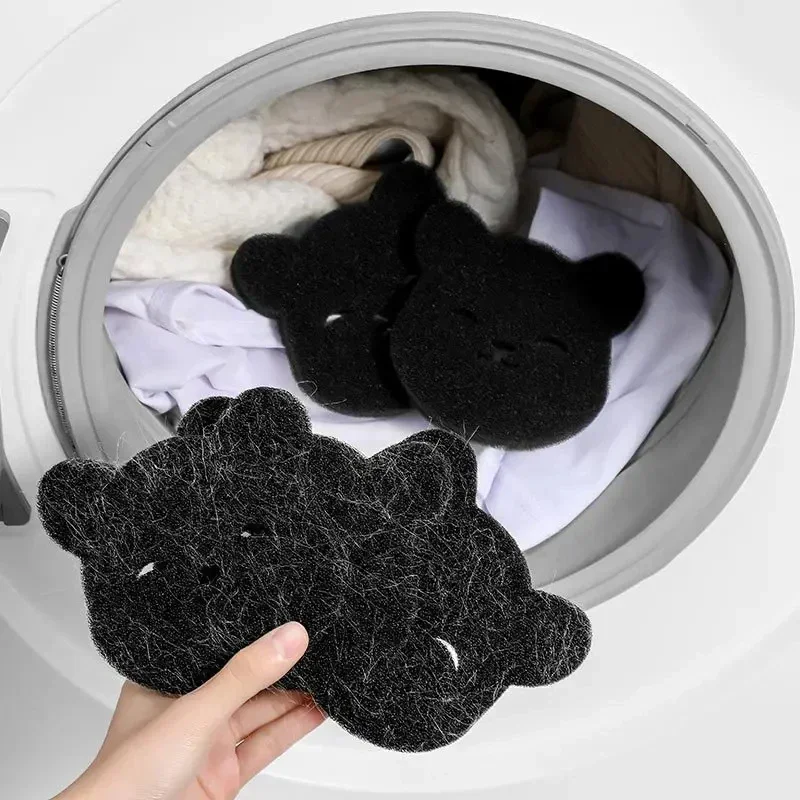 4/8 Stuks Pet Hair Remover Beer Vorm Wasbal Wasmachine Lint Catcher Herbruikbare Kleding Bank Kat Hond haar Spons